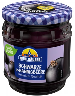 Extra-Konfitüre - Johannisbeer Schwarz, 450 g
